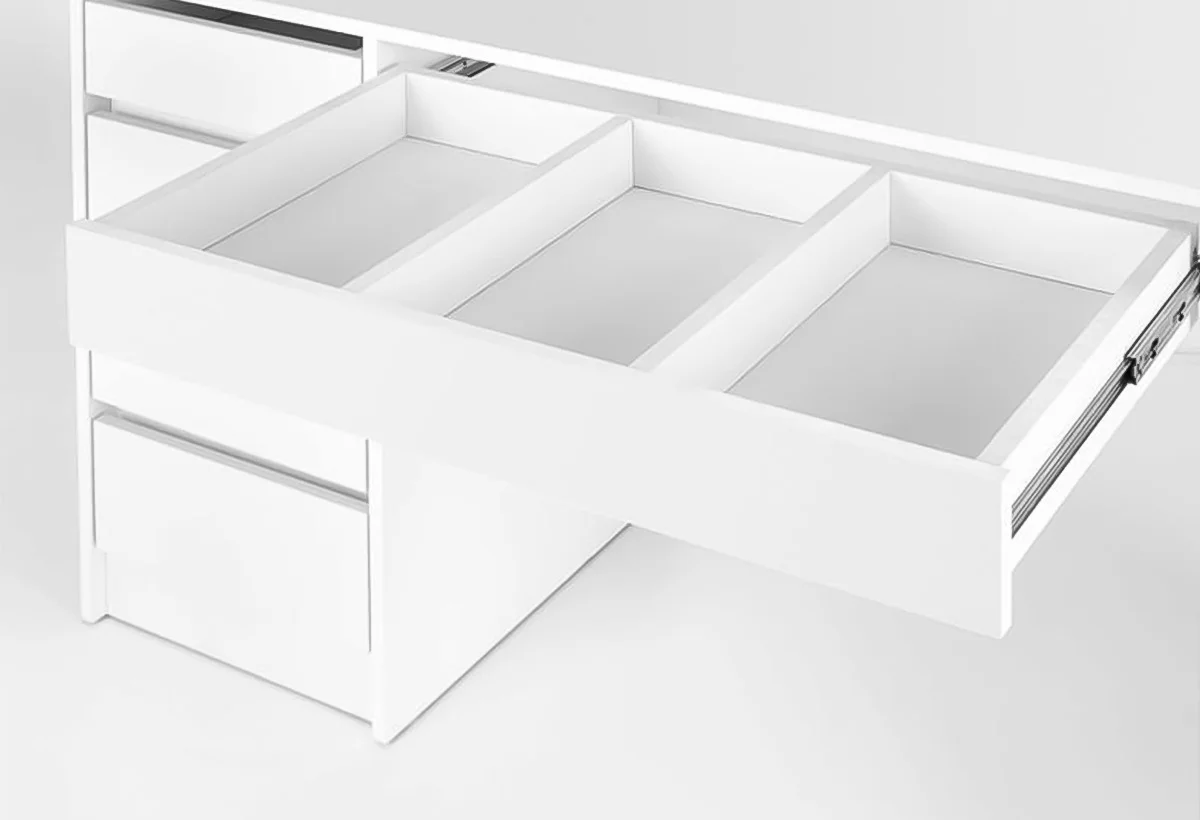 тоалетка Hollywood XL+ огледало и ЛЕД осветление бяла - Image 3