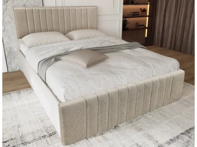 Тапицирано легло Boutique 180 / 200 кашмир / капучино мат