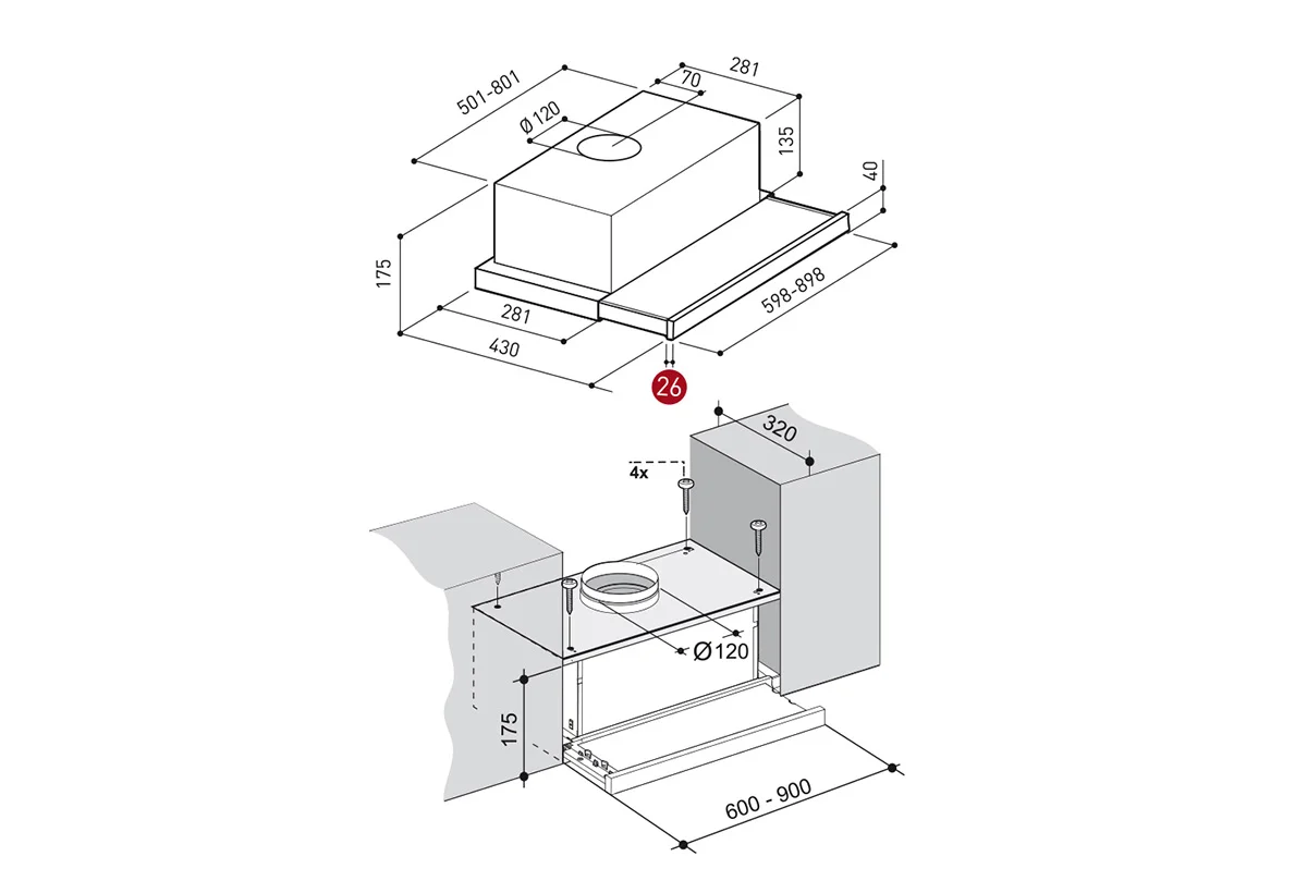 Комплект уреди за вграждане LINO FIT 3L - 19007 - Image 3